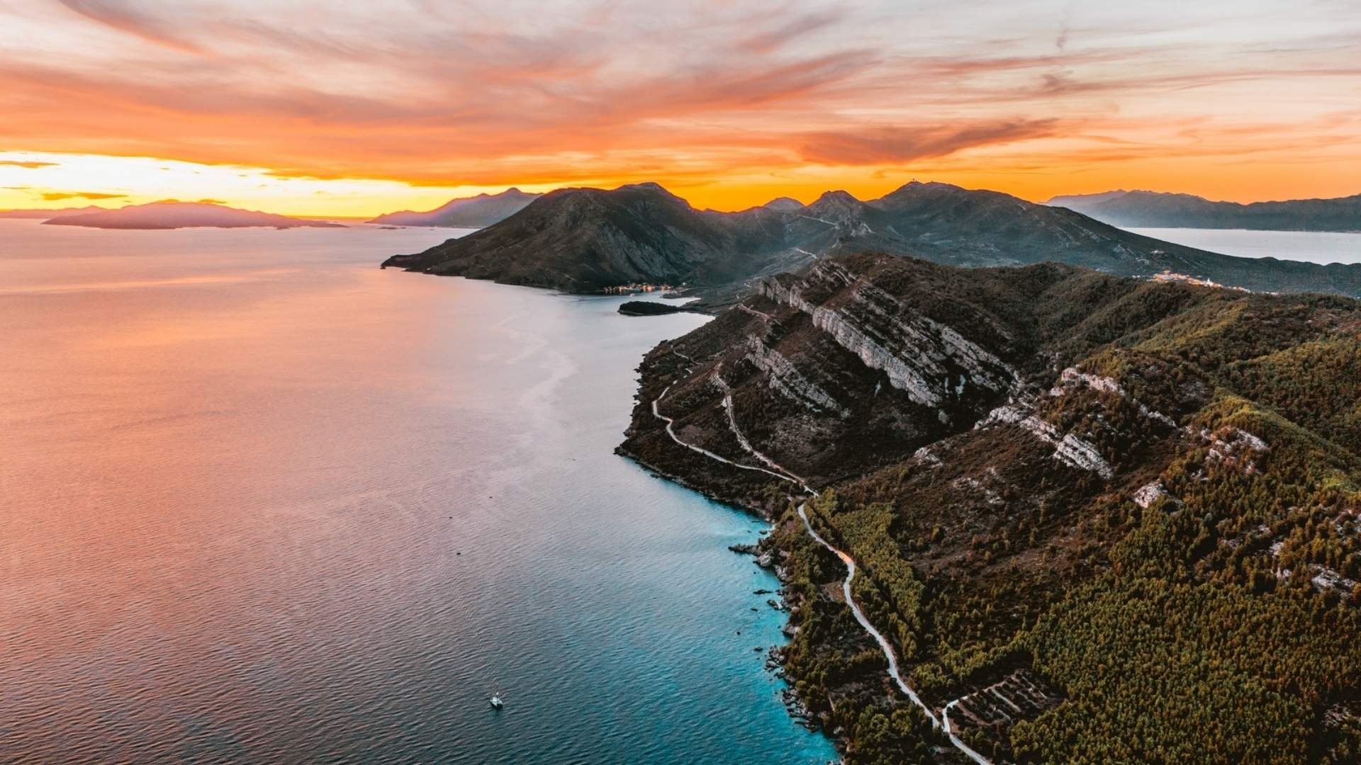 Taxi Orebić Pelješac Peninsula panorama picture