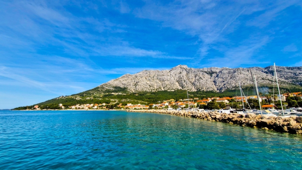 Taxi Orebic sea panorama boats